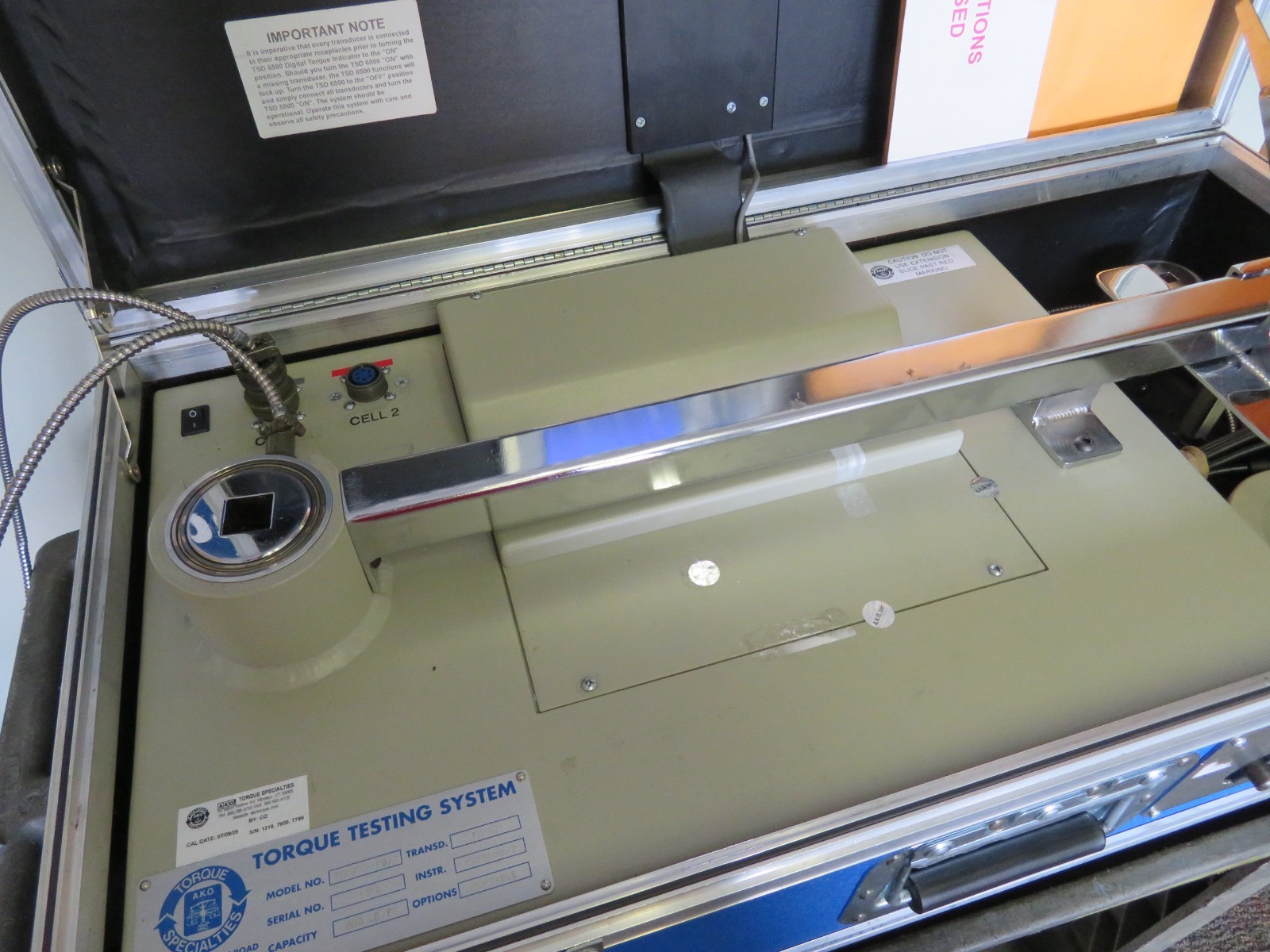 AKO Torque Portable Click Wrench Calibration System Model TSD650-PBAT - Image 4