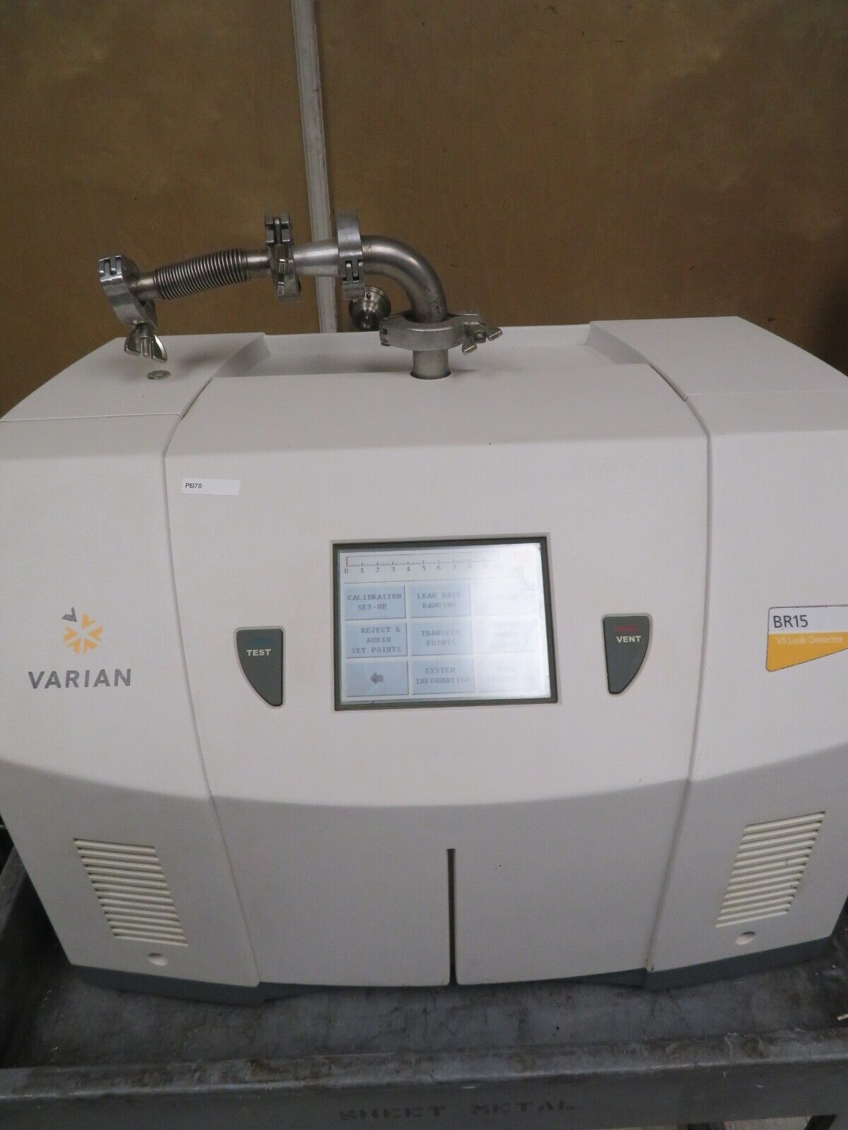 Agilent Varian BR15 VS Mass Spectrometer Leak Detector PB70 Bullseye Calibration