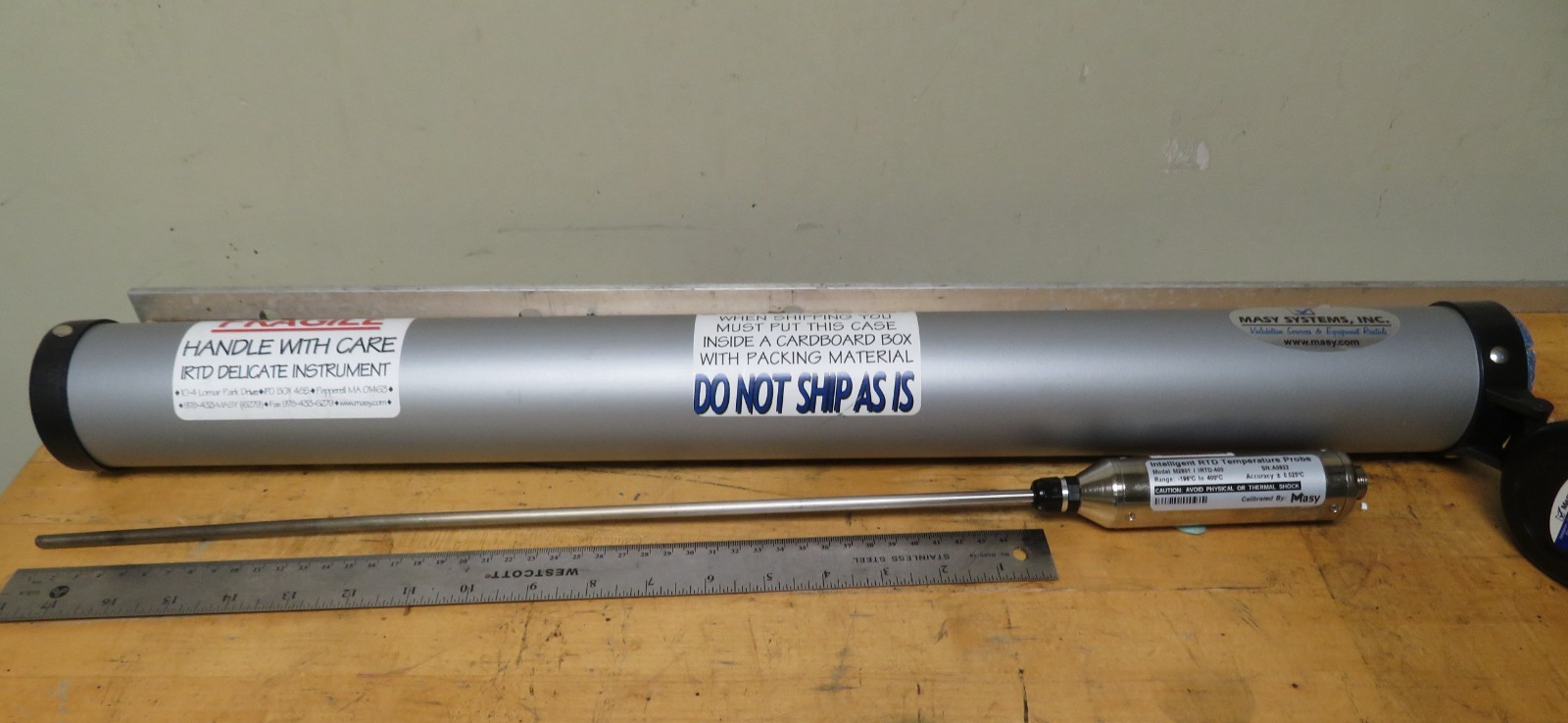 Amphenol Masy GE Kaye Intelligent RTD Temperature Probe M2801/IRTD-400 QE4