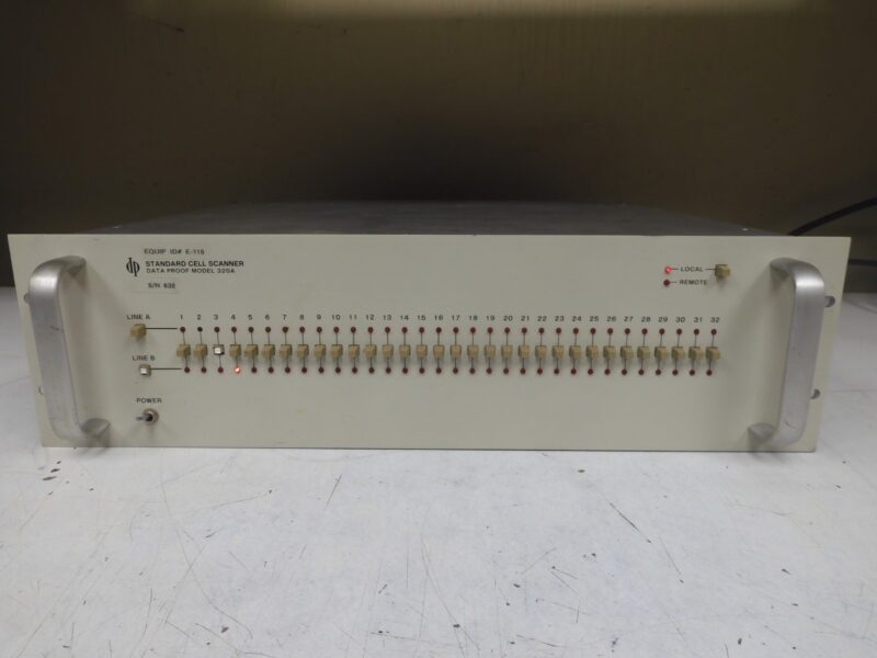 DataProof - model 320A - Standard Cell Scanner w/ option 2 - QB57