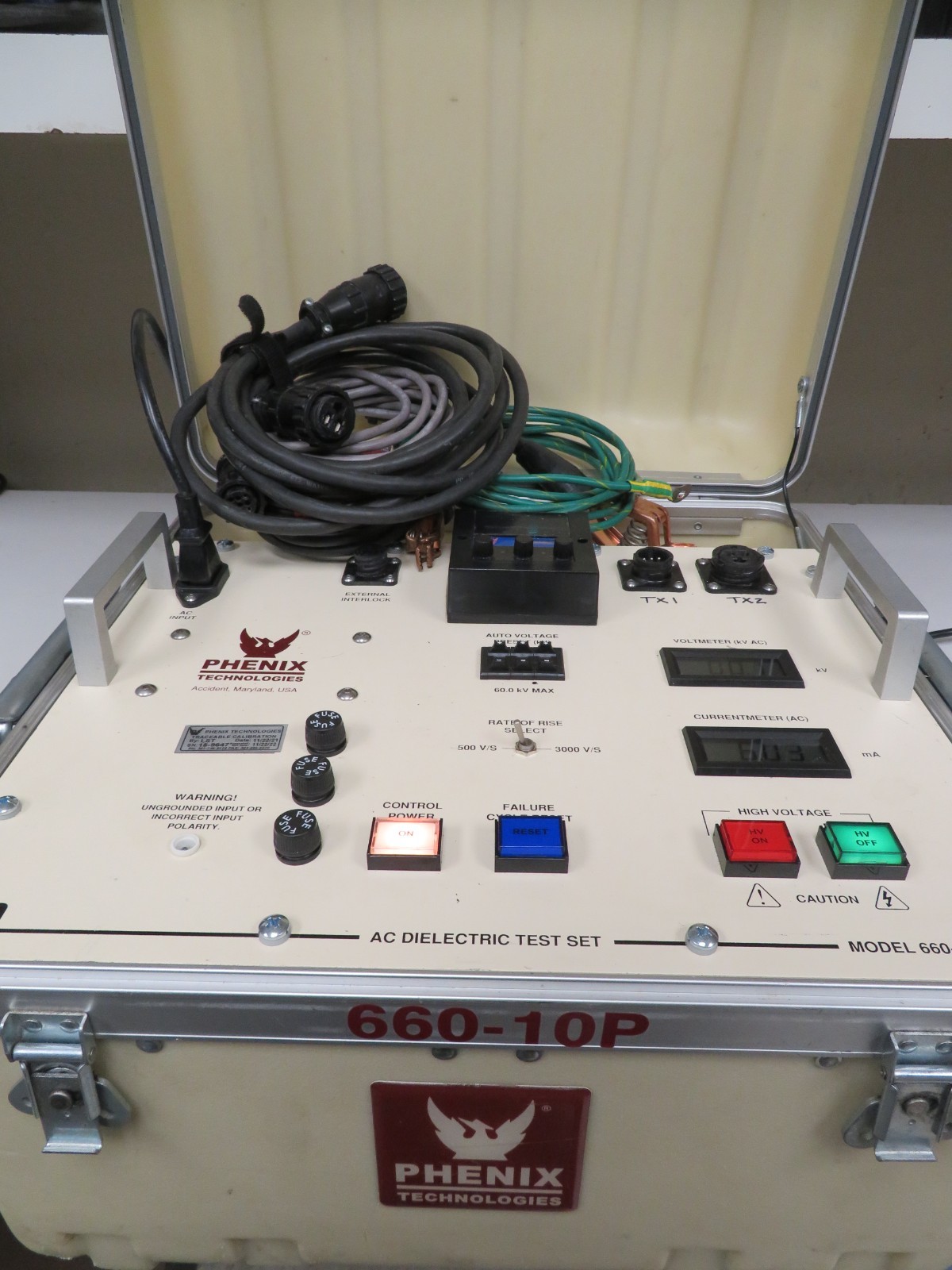 Doble - Phenix 660-10P VACUUM INTERRUPTER TEST SET QE46