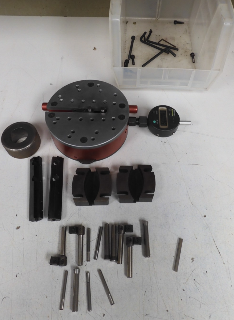 Dyer Wumo 747-007 ID-OD Comparator Measuring Table w/ lots of accessories - QA29