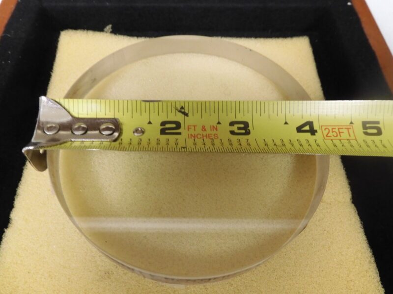 Edmund Scientific Optical Flat: 4", double sided, Polished in case - PV52 - Image 5