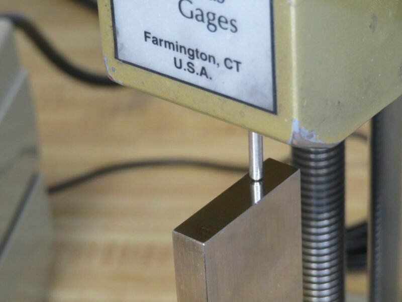 Edmunds Gage Single Head Comparator w/ TOL 2010 Readout OG23 Bullseye Calibration