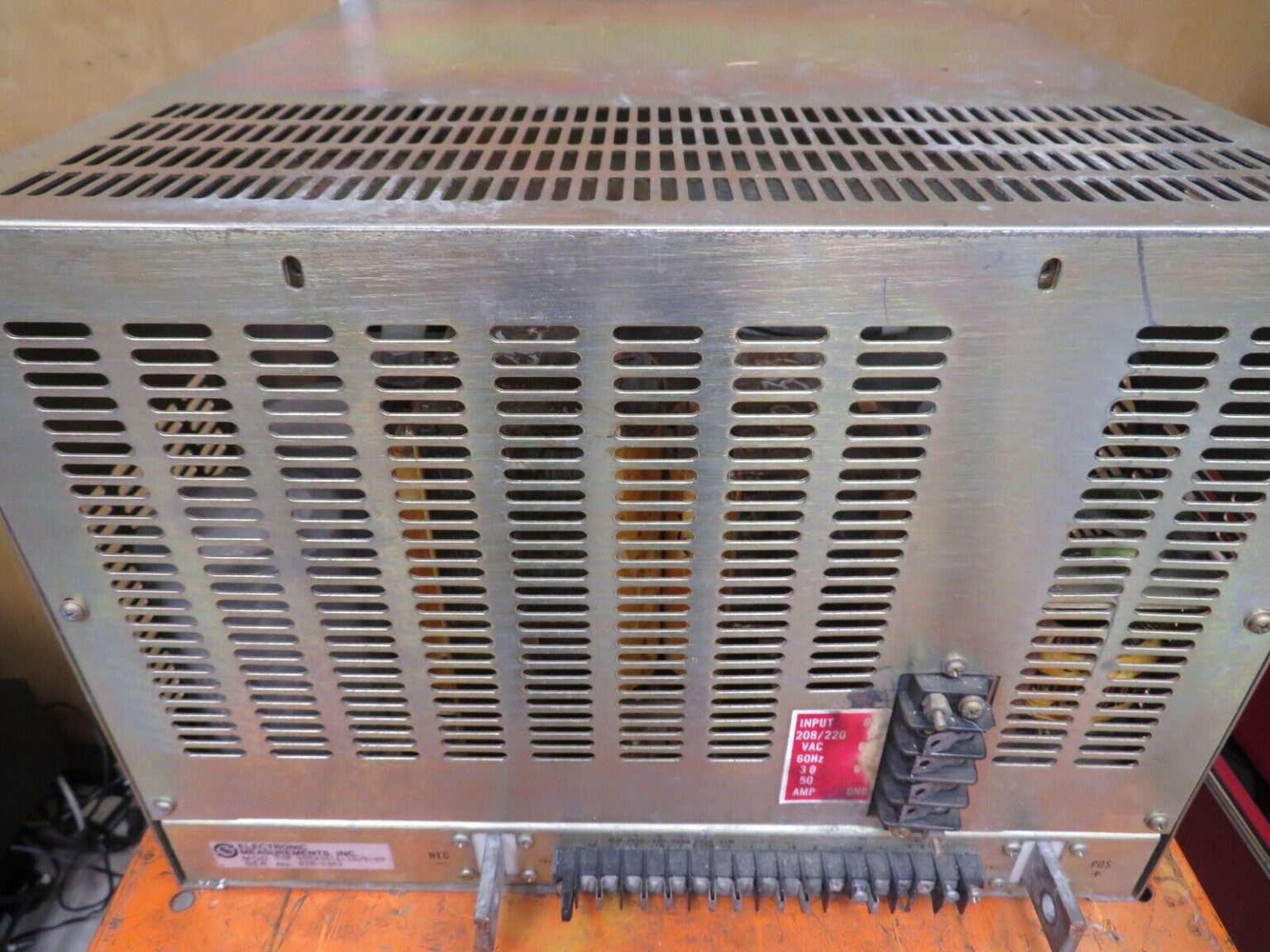 Electronic Measurement Inc. TCR Power Supply Model TCR 40T250110/TOV Bullseye Calibration