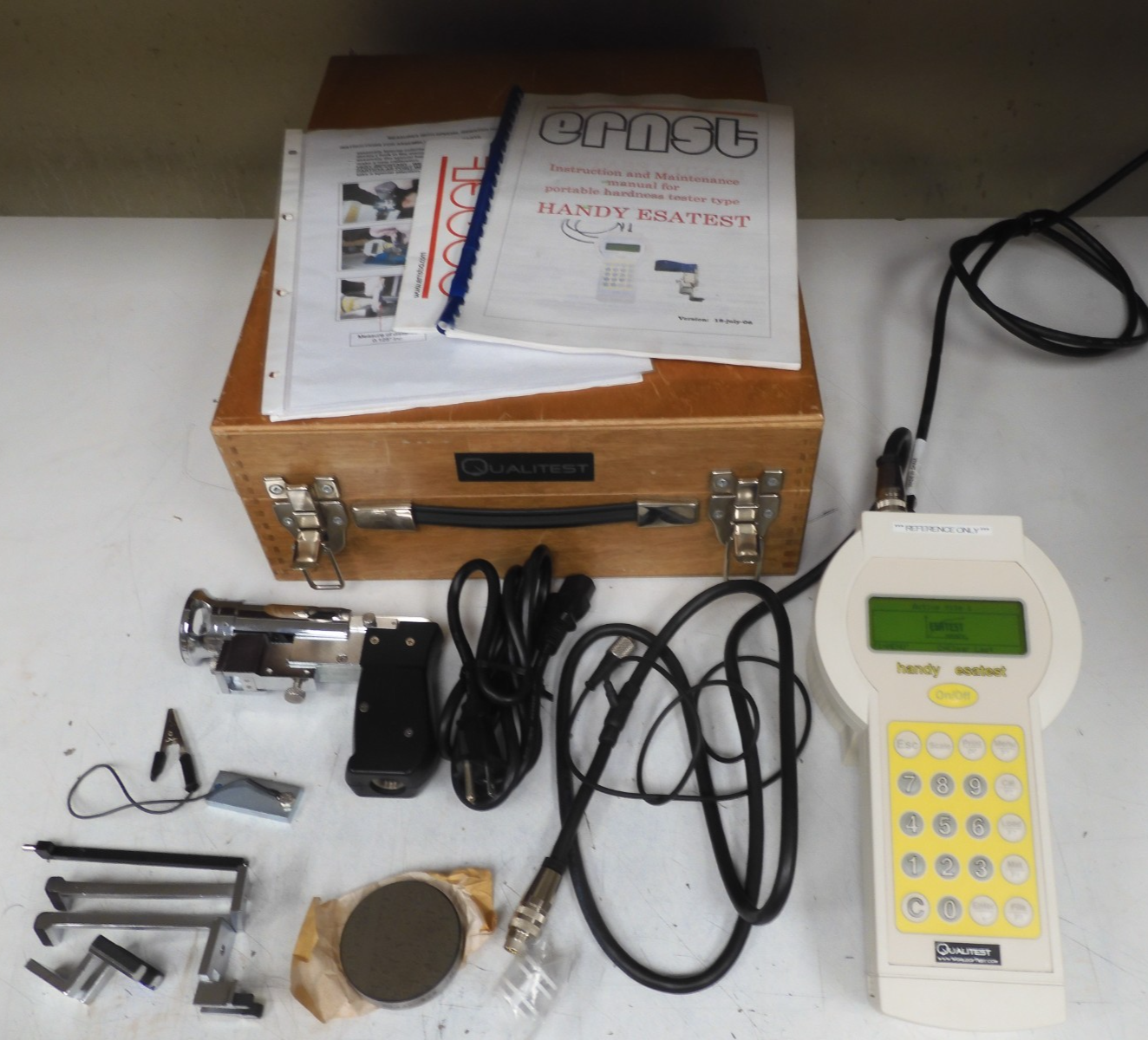 Ernst/Qualitest - Handy EsaTest - Portable Hardness Tester w/ case & acc. - QD12