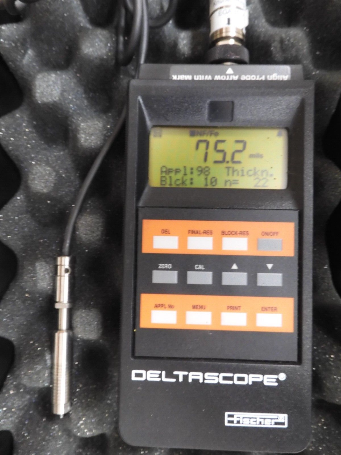 Fischer DeltaScope MP30, probe EGAB1.3 w/ case PG39 Bullseye