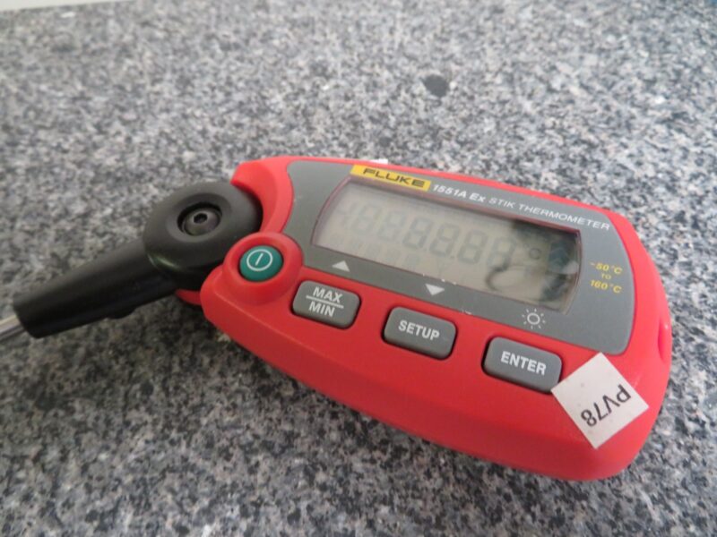 Fluke 1551A-EX 1551A Ex Stik Thermometer Readout - PV78 - Image 3