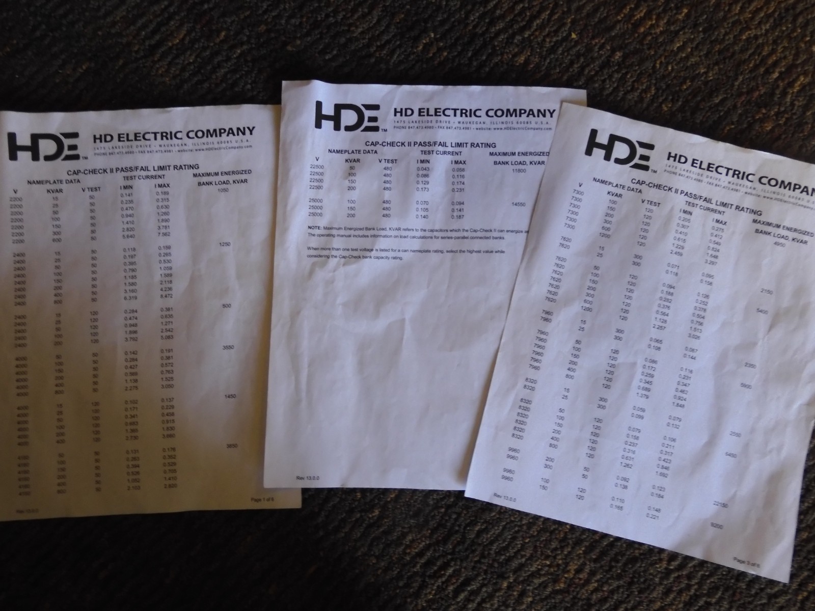 HD Electric - Cap-Check II CC-II/11 - Substation Type Capacitor Checker - QF67 - Image 10