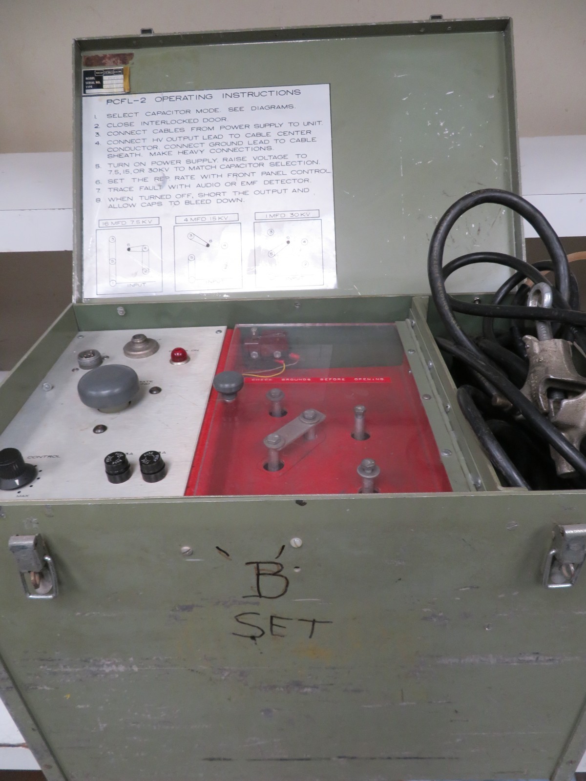 Hipotronics - model PCFL-2 - Primary Cable Fault Locator - QE47