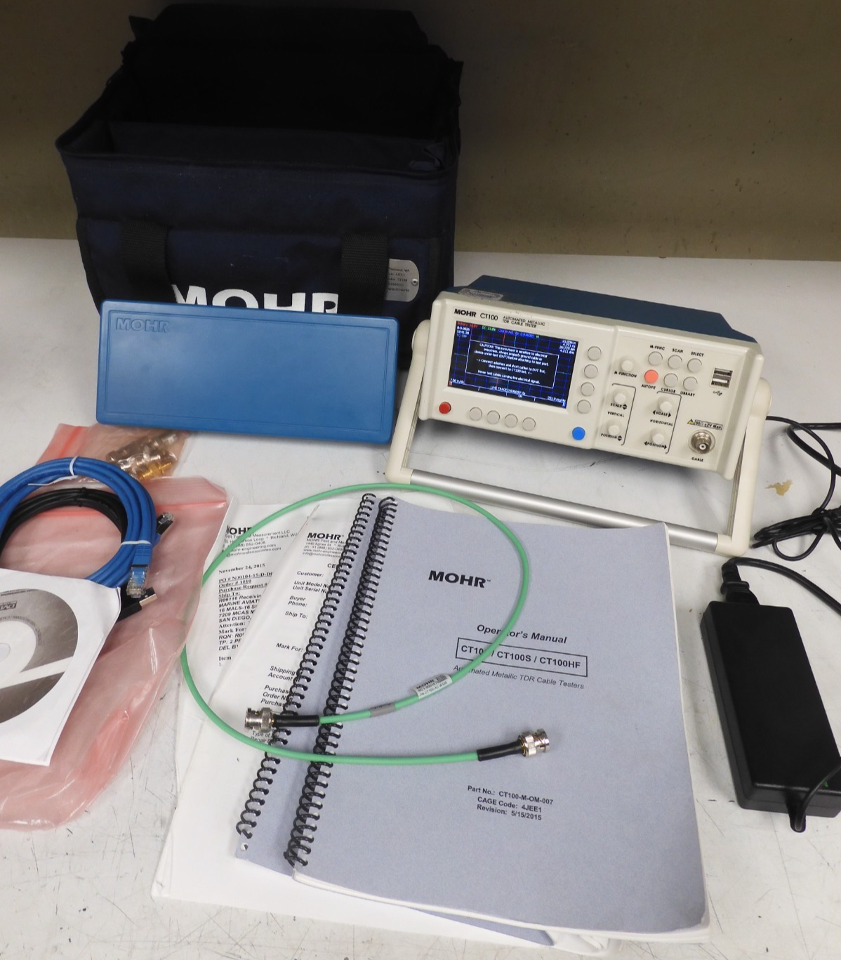 MOHR - CT100 Series - Automated Metallic TDR Cable Testers - QJ36