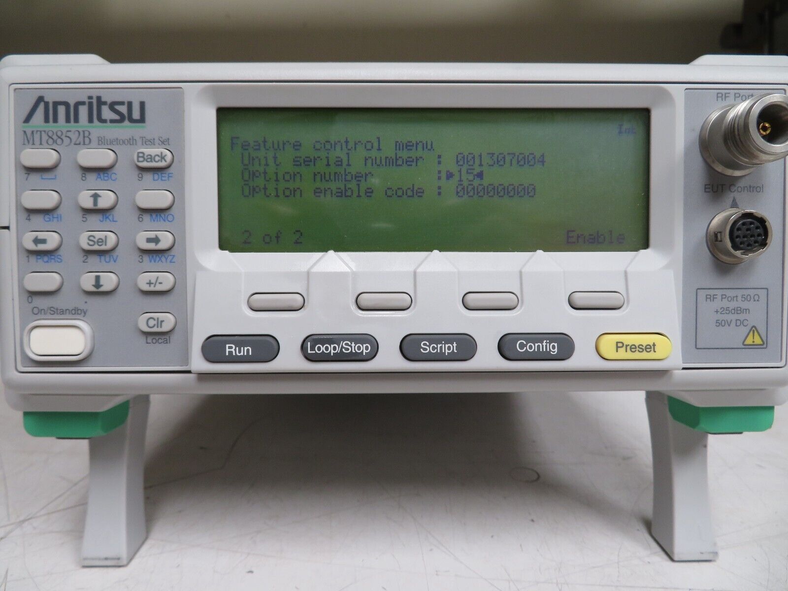 MT8852B Bluetooth Test Set w/ EDR and Audio Bluetooth Tester 15, 17, 27