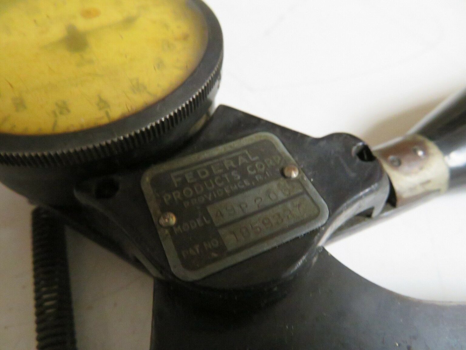 Mahr Federal 49P200 Steel Outside Dial Caliper Gage 1/64 grads MU52