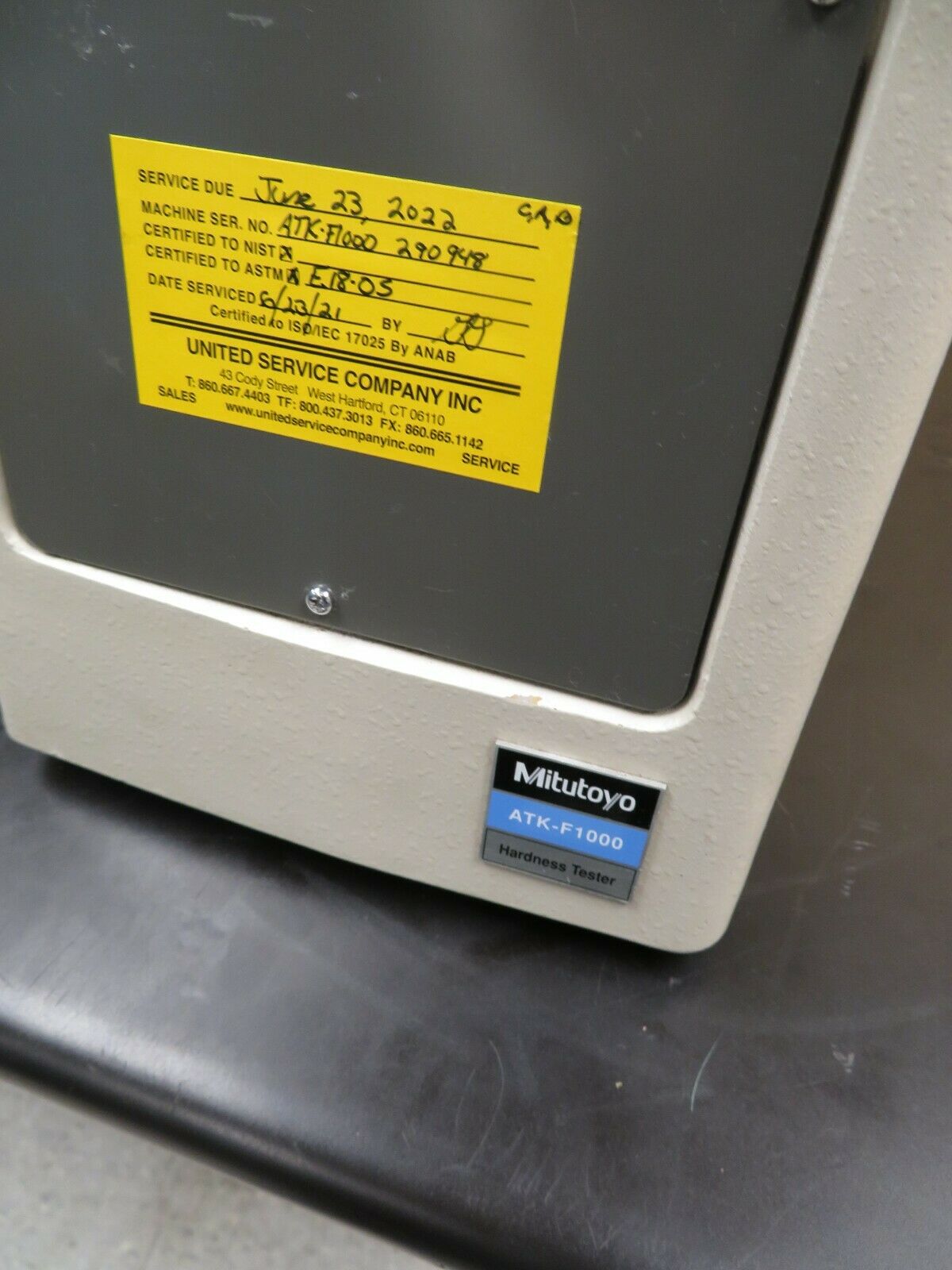 Mitutoyo Akashi ATKF1000 Twin Regular Superficial Rockwell Hardness Tester Bullseye Calibration