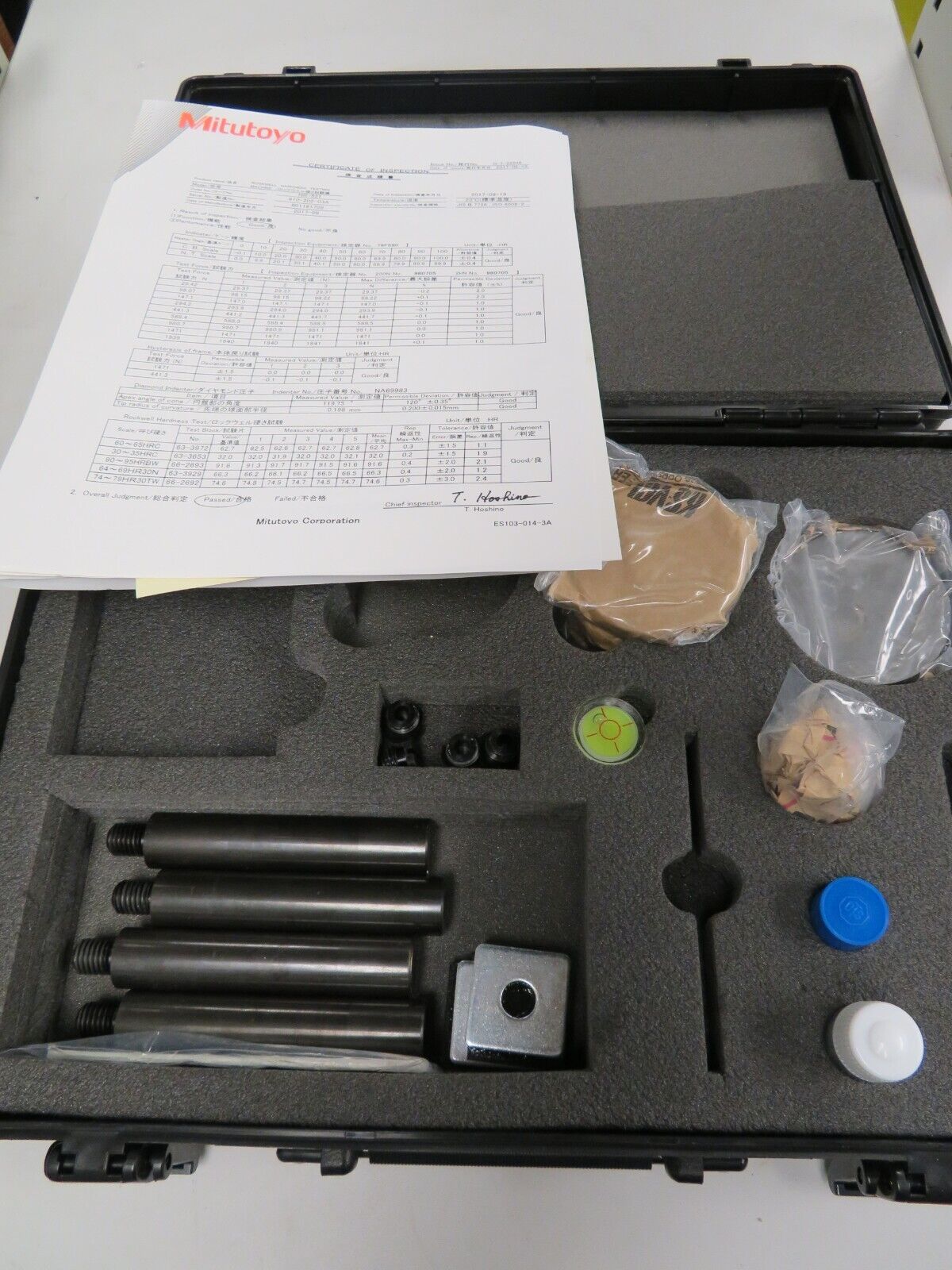 Mitutoyo HR-251 Twin Tester Regular Superficial Hardness Tester new 2017 Cal'd - Image 7