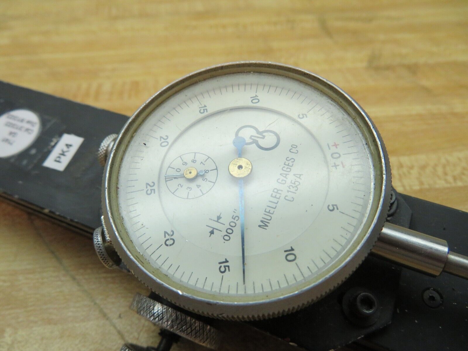 Mueller Gage Model 76m Shallow Diameter Groove Gage 1/32"9" .0005" PK4