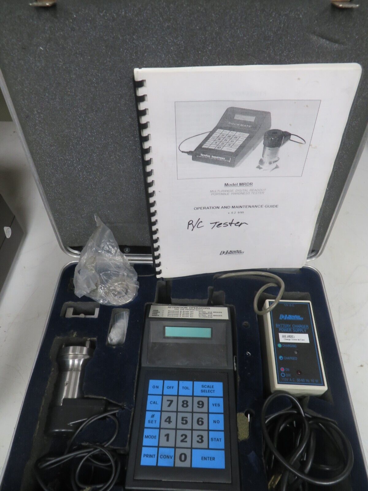 NEWAGE Rockmate Portable Hardness Tester Model MRDR Calibrated/Cert