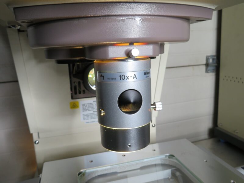 NIKON V12B V-12BD Optical Comparator / Profile Projector w/Nikon 10X QC200 - Image 5