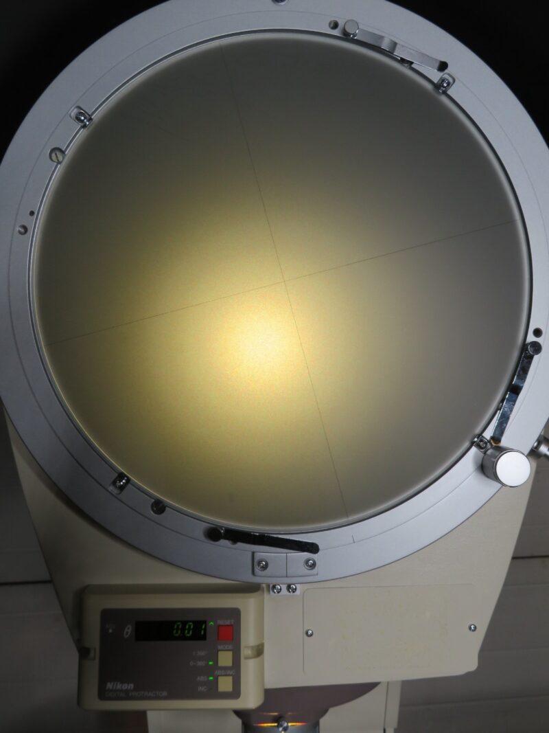 NIKON V12B V-12BD Optical Comparator / Profile Projector w/Nikon 10X QC200 - Image 6