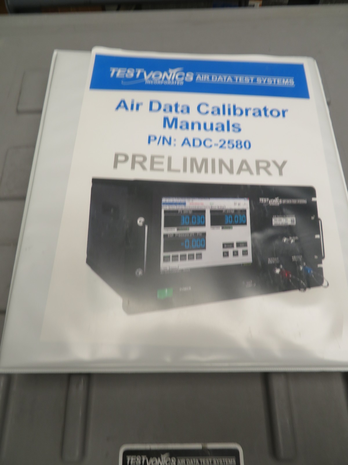 Raptor Testvonics ADC-2550 Air Data Calibrator Altitude and Airspeed ADTS - Image 7