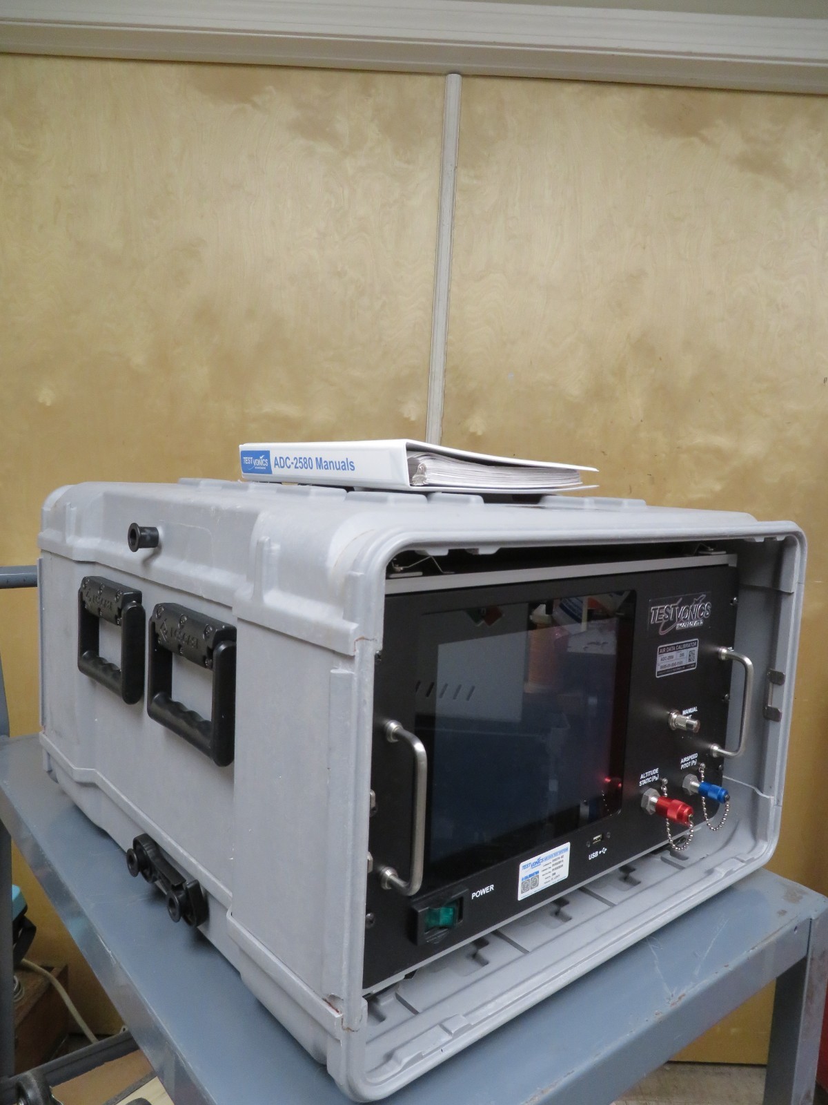 Raptor Testvonics ADC-2550 Air Data Calibrator Altitude and Airspeed ADTS