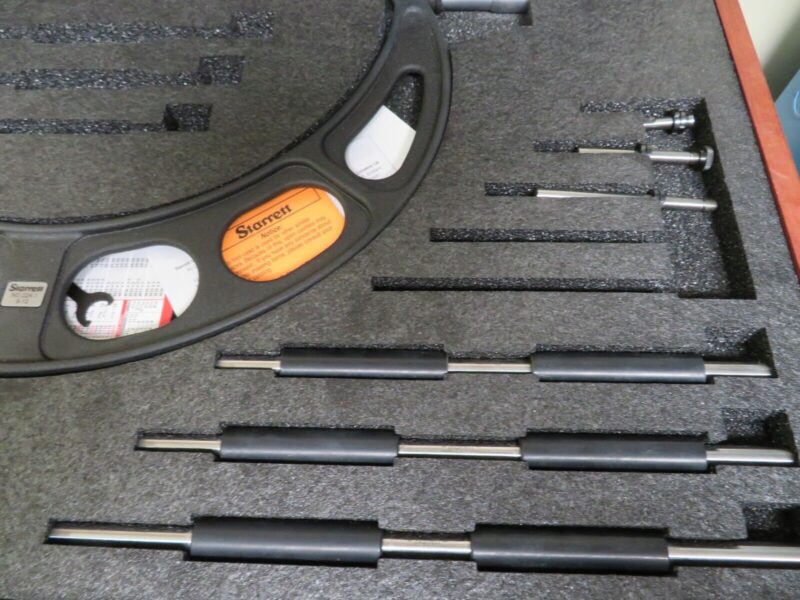 Starrett 224.1CRLZ Anvil Micrometer Set, 9 to 12" Range 0.001" PV6 - Image 5