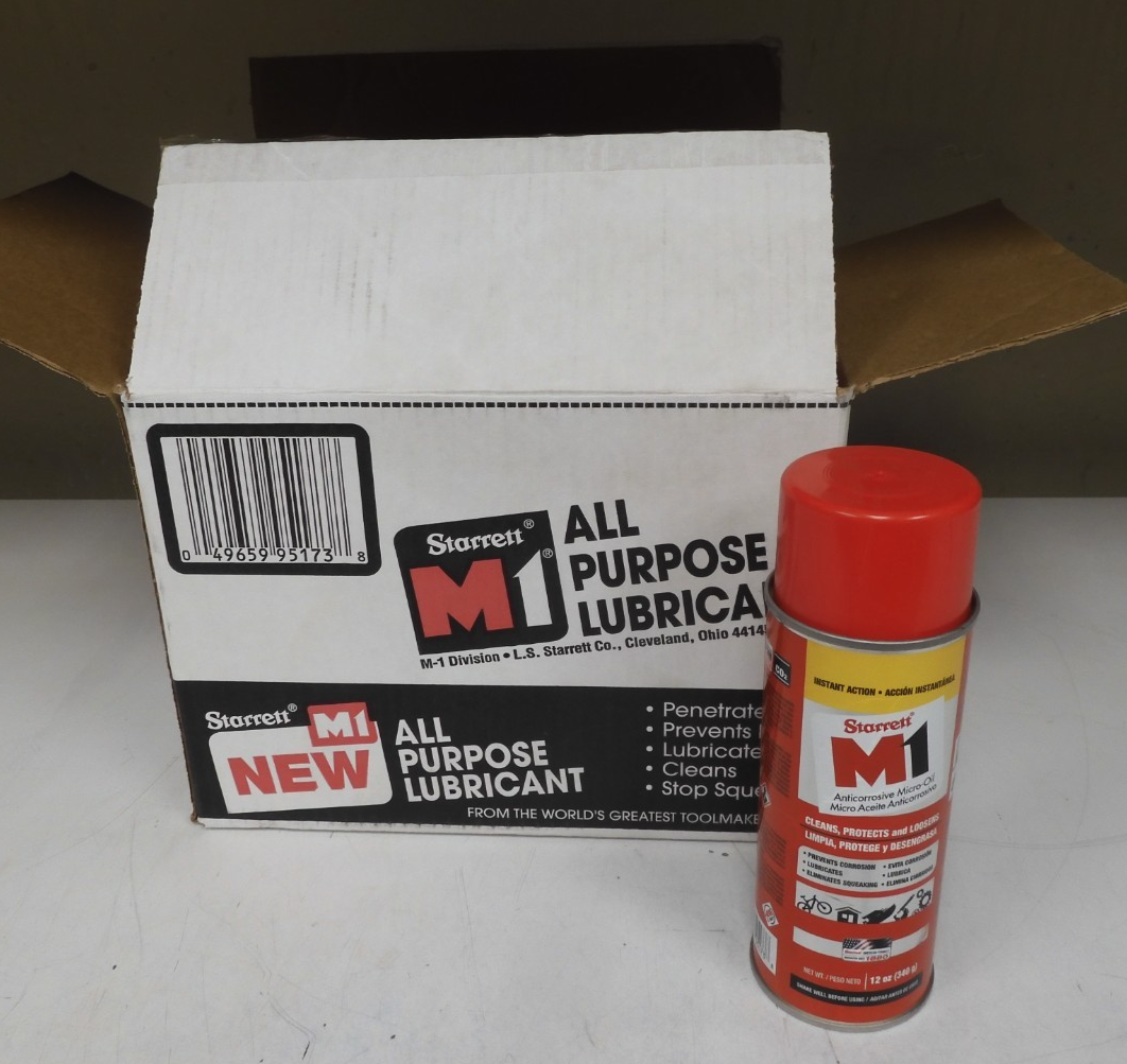 Starrett - M1 All Purpose Spray Lubricant - Full Case (12 units total) - QG69