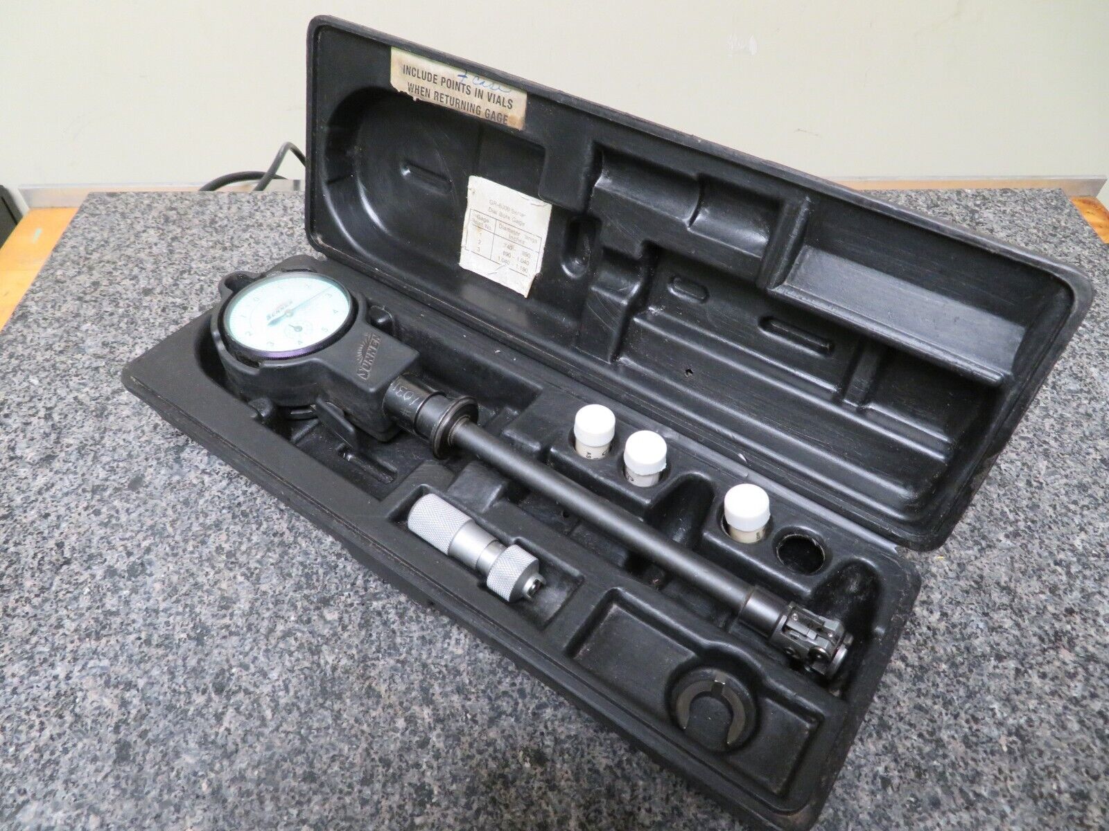 Sunnen Dial Bore Gage GR6000 .740 1.190" .0001 6" Depth 3 Tips PN6