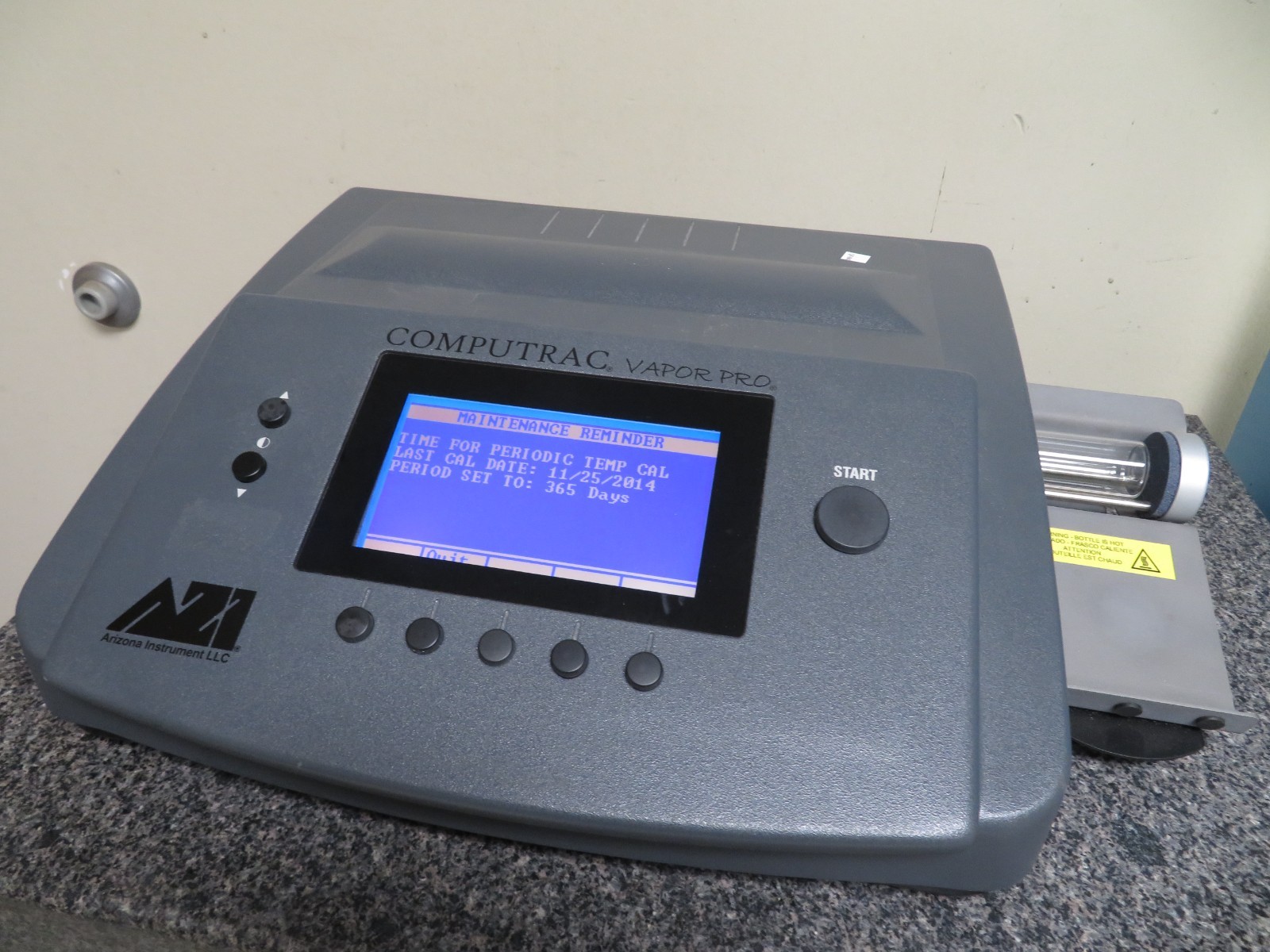 Arizona Instrument Computrac Vapor Pro Moisture Analyzer CT3100-L QF04