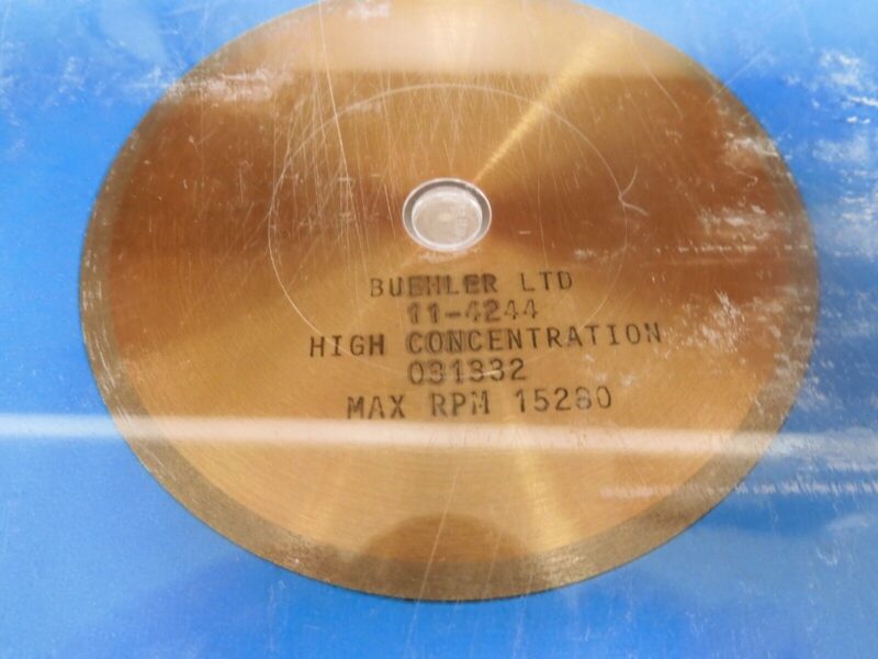 Buehler - 11-4244 Isomet Diamond Wafering Blade, NISH Diamond. Arbor .5 - PY7 - Image 4