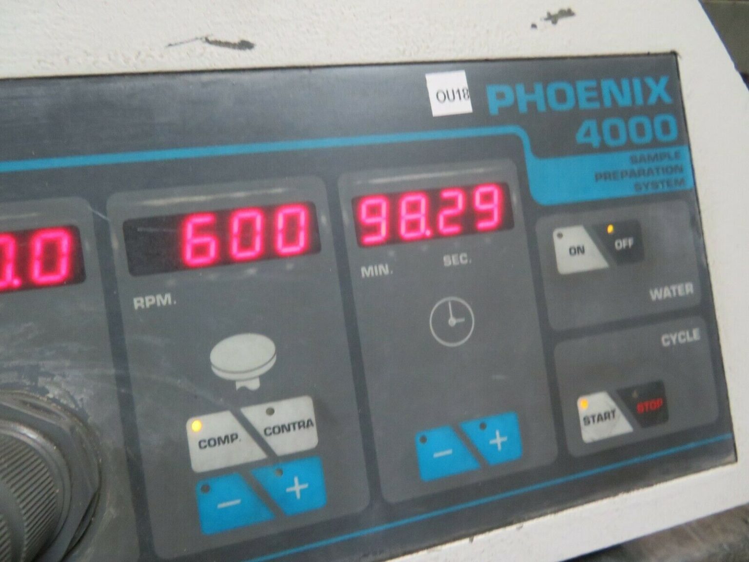 Buehler Phoenix 4000 Grinder Polisher w/ Power Head Metallurgical Sample Prep Bullseye Calibration