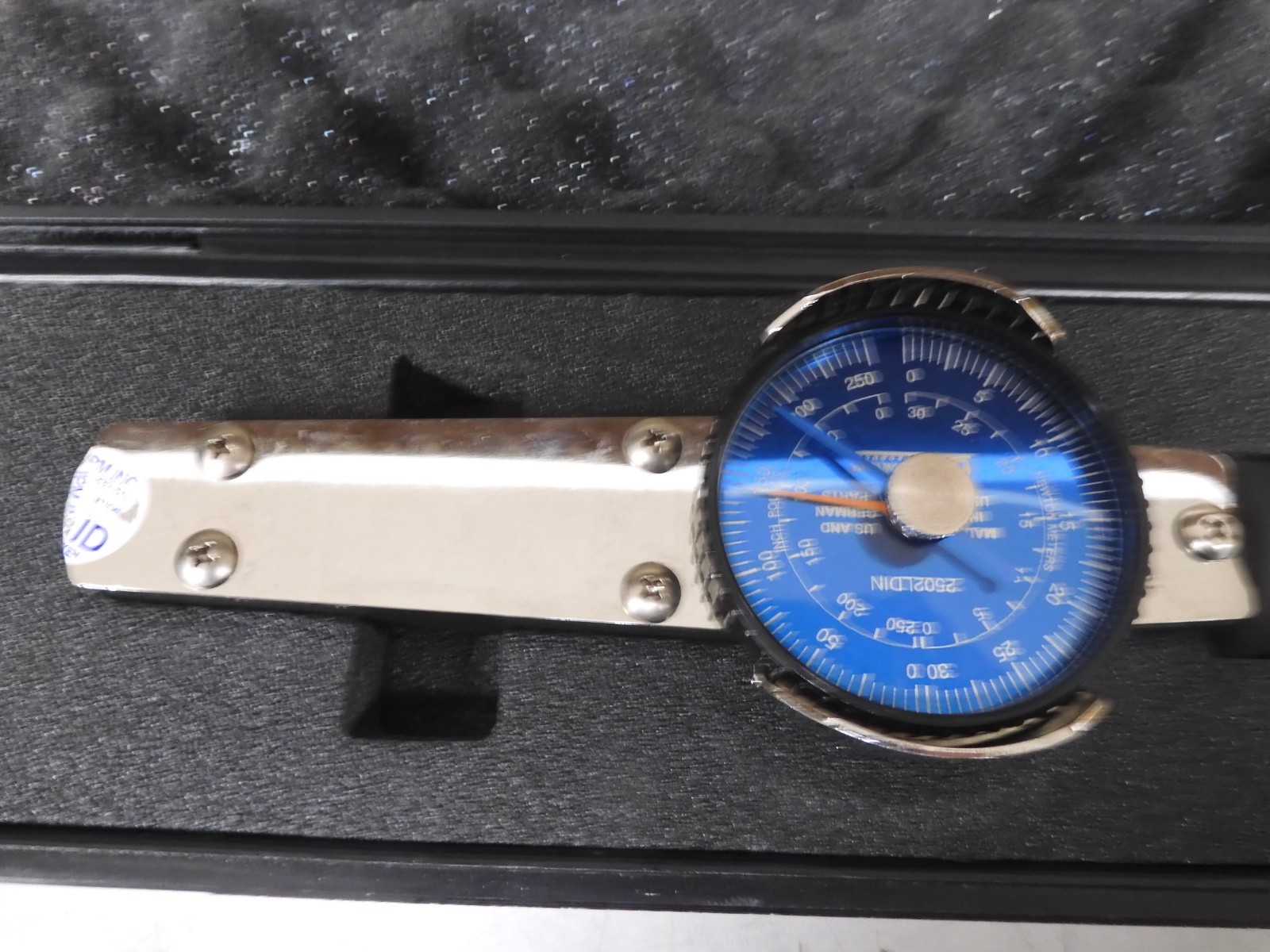 CDI - mdl 2502LDIN - 250 " lb. Dial Torque Wrench - 1/4" drive w/ case - QF22 - Image 3