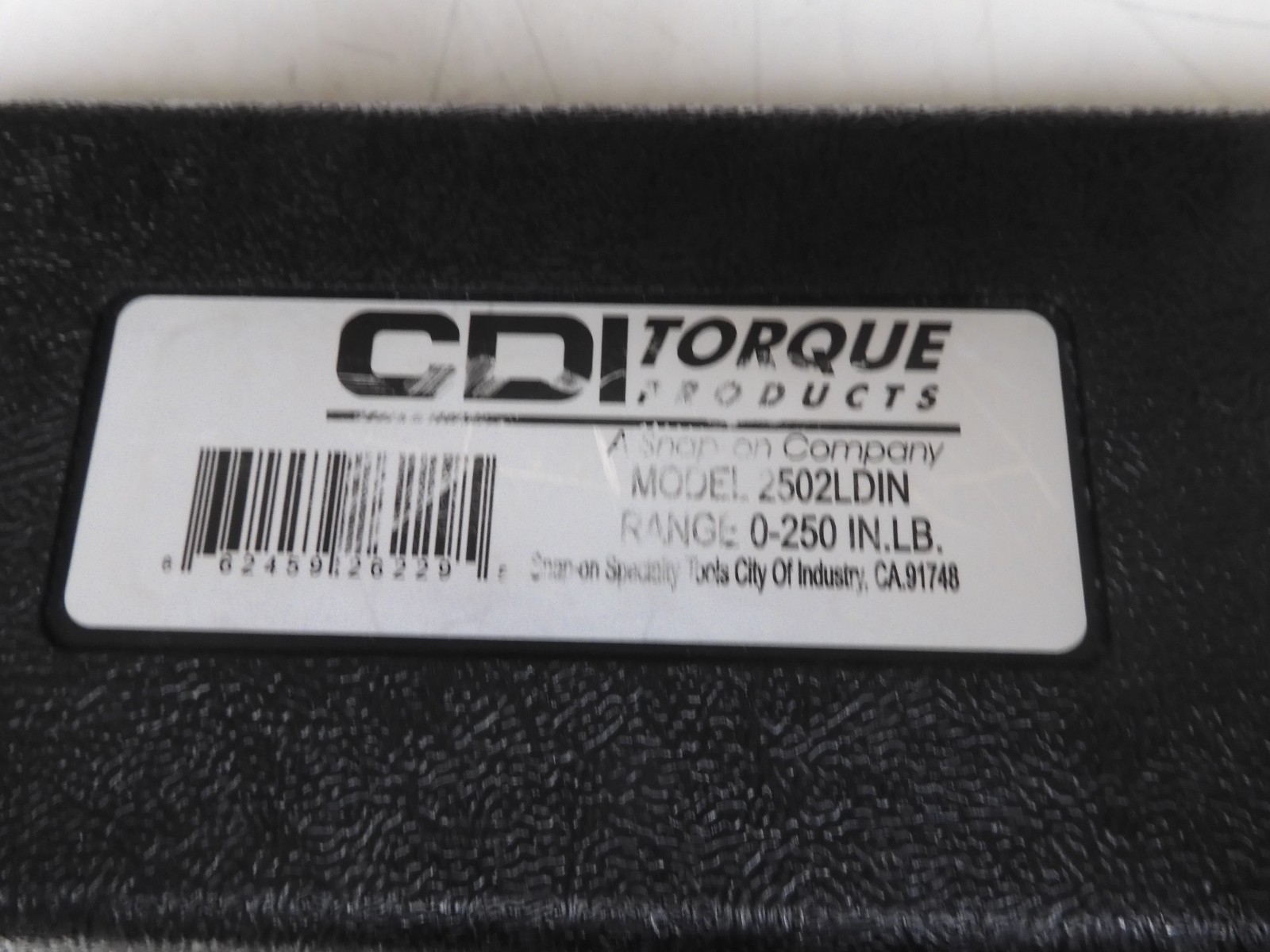 CDI - mdl 2502LDIN - 250 " lb. Dial Torque Wrench - 1/4" drive w/ case - QF22 - Image 5