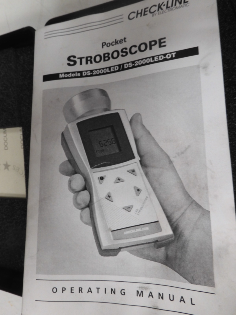 Check-Line - Model DS-2000LED - LED Stroboscope w/ manual & Case - QA66 - Image 5