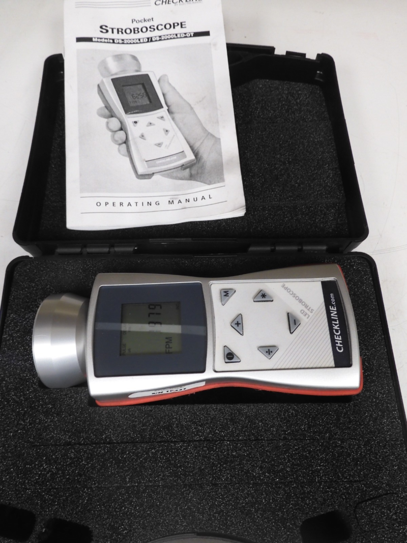 Check-Line - Model DS-2000LED - LED Stroboscope w/ manual & Case - QA66