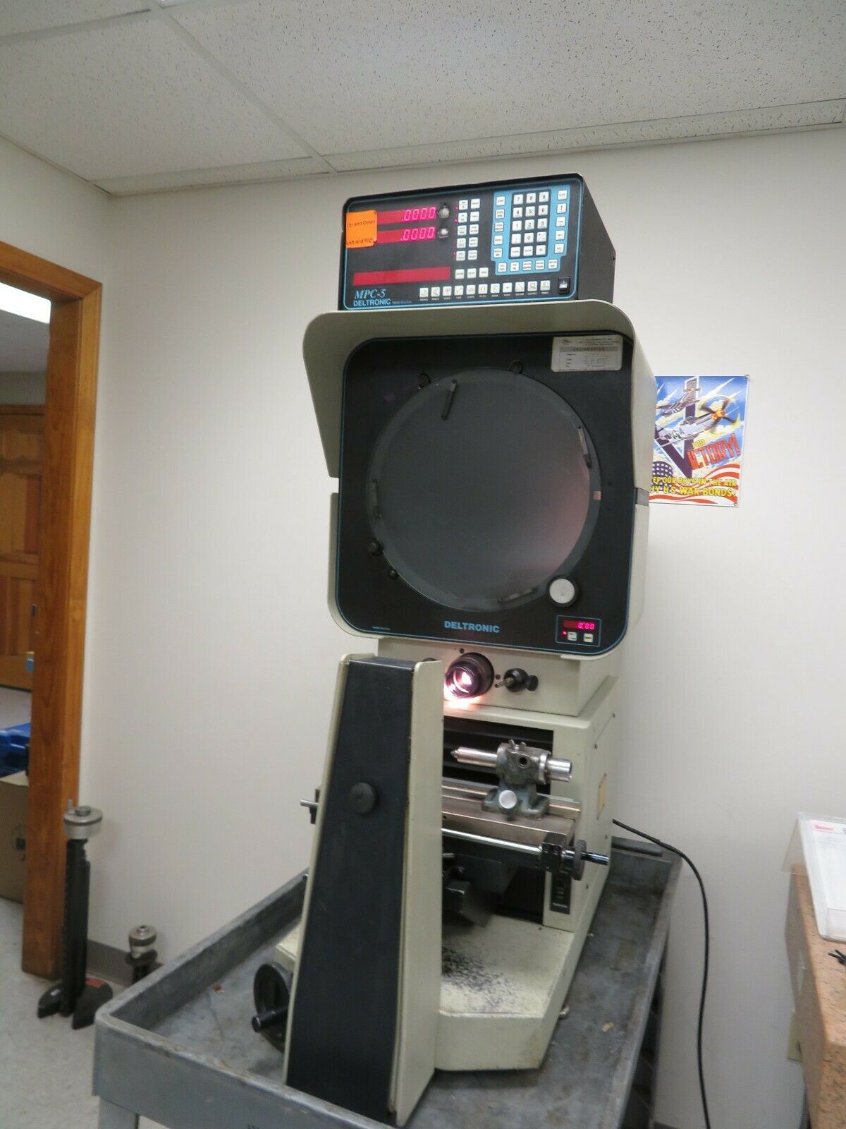Deltronic DH214 Optical Comparator Profile Projector MPC5 Computation