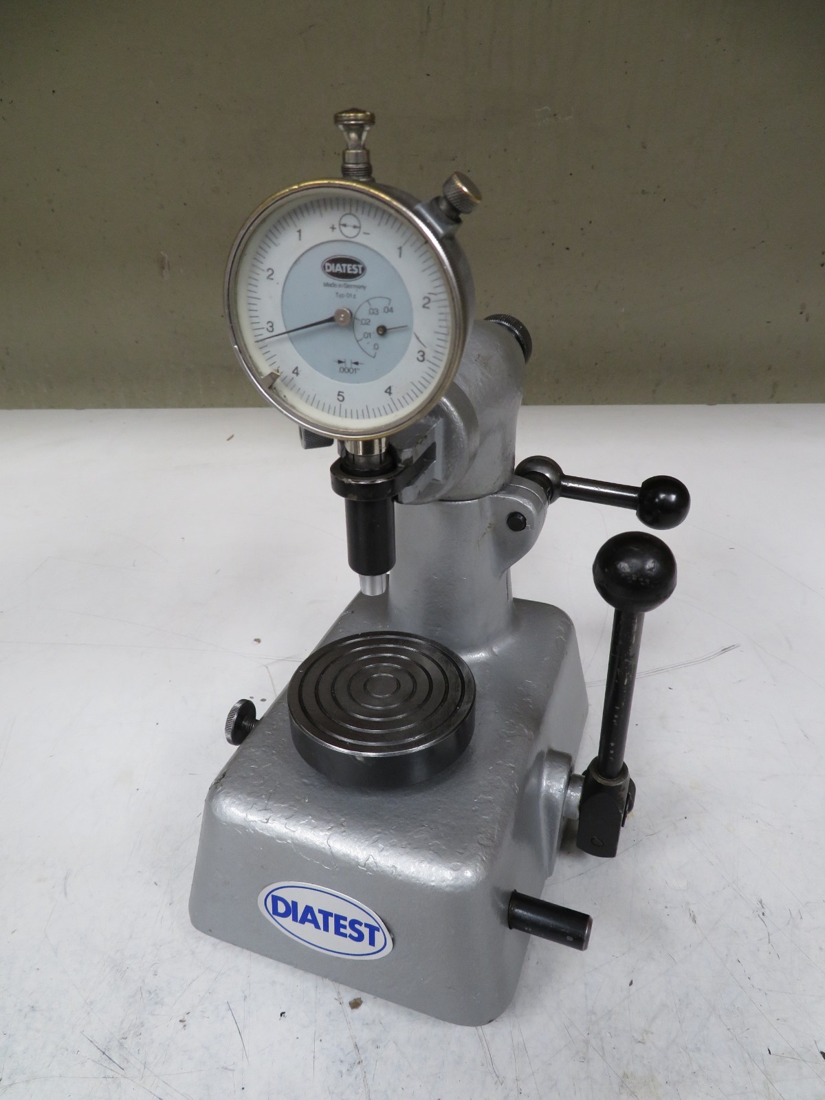 Diatest Split Anvil Bore Gage Checking Stand MST58 Diatest, Mahr Instramess QK12
