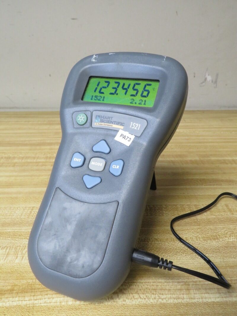 Fluke Hart Scientific 1521 Thermometer Temperature Readout without
