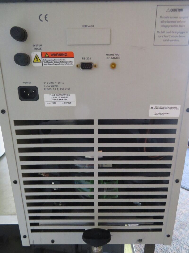 Fluke Hart Scientific 7320 Compact Temperature Calibration Baths -20C 150C PX23 - Image 6