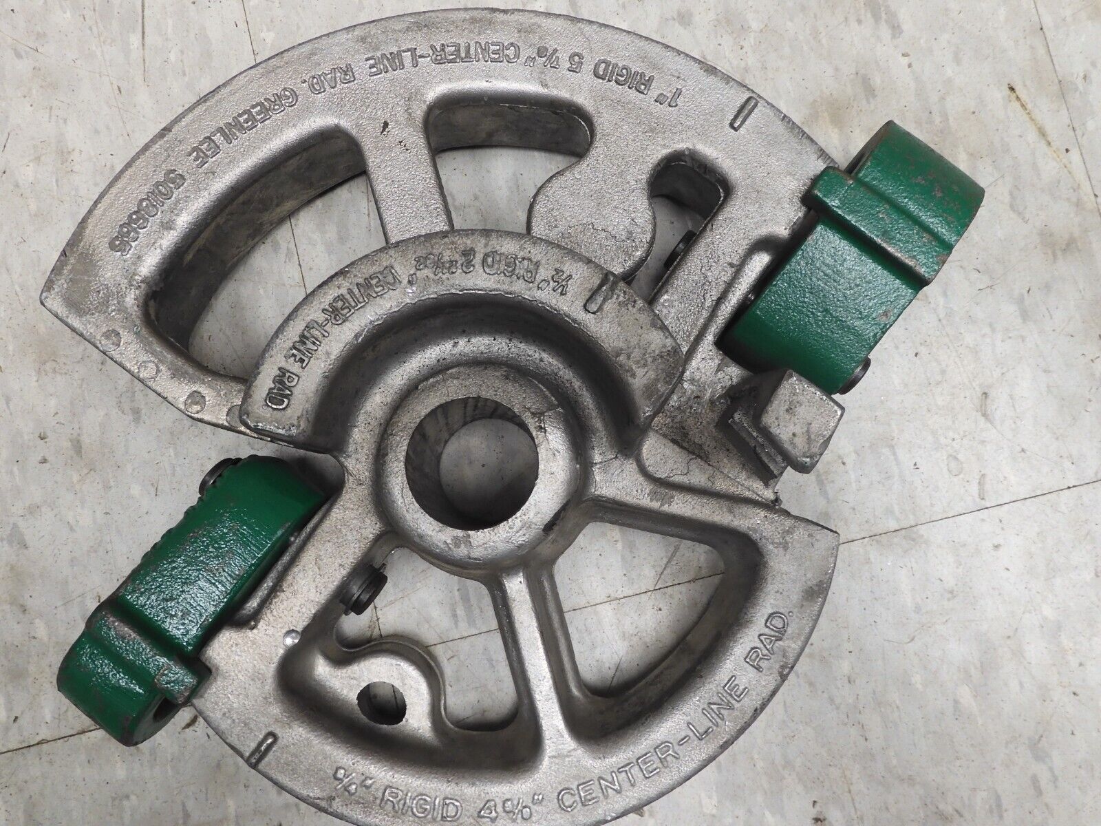 Greenlee model 1818 Mechanical Conduit Bender Bullseye Calibration
