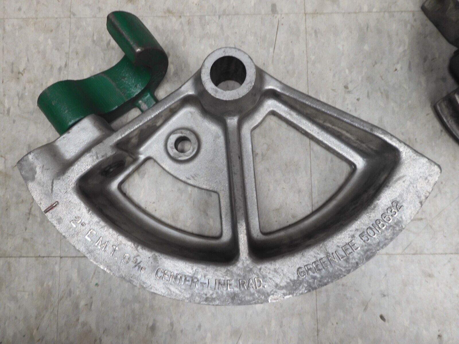 Greenlee model 1818 Mechanical Conduit Bender Bullseye Calibration