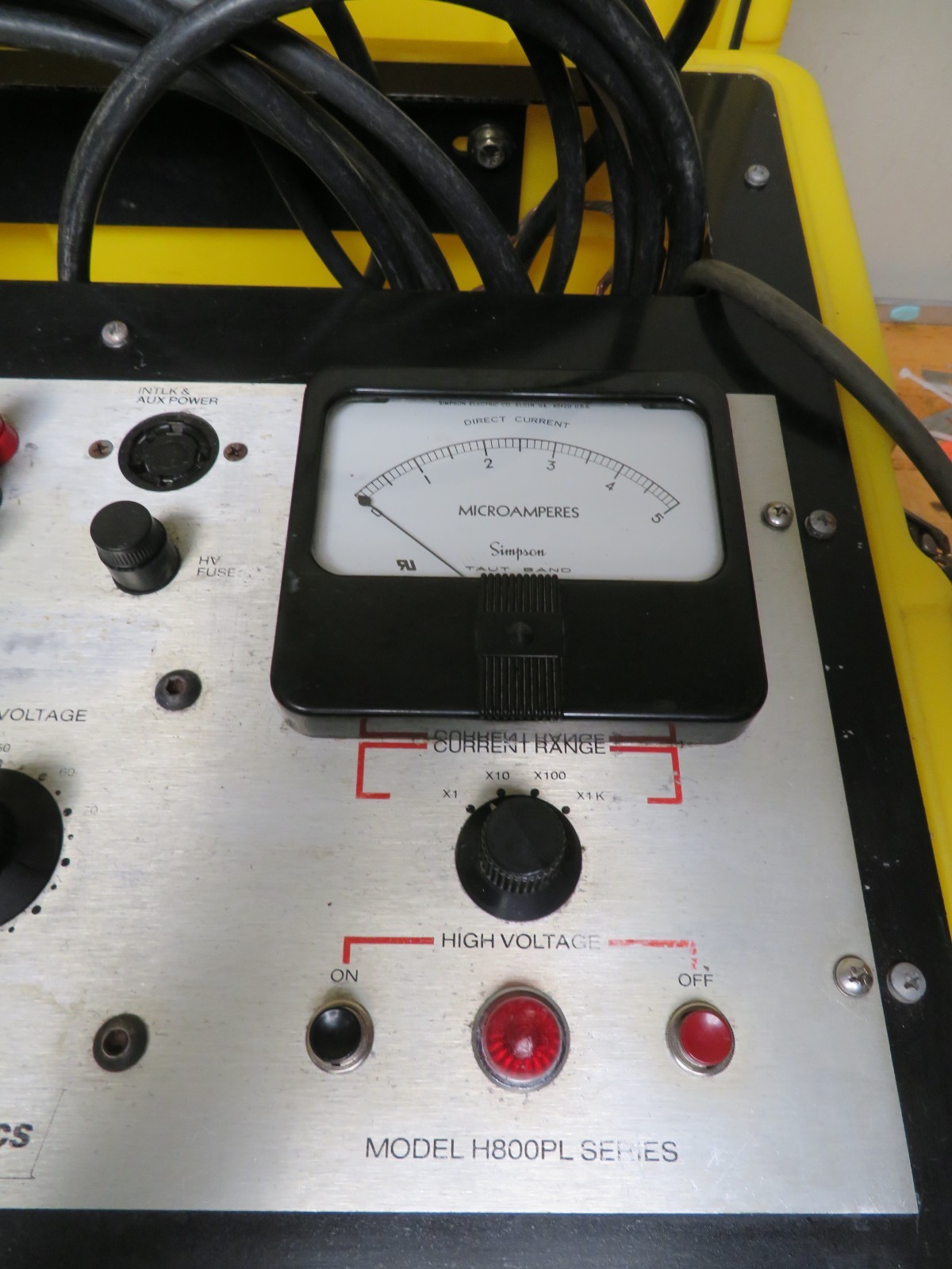 Hipotronics H800PL series 880PL 80KV DC Insulation Tester QE40 - Image 5