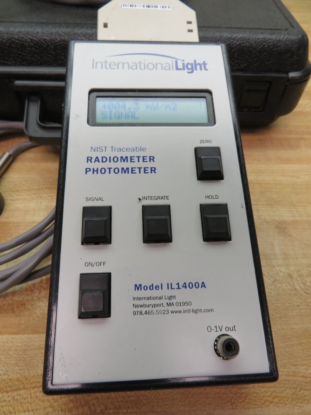 International Light NIST Traceable Radiometer Photometer IL1400A PH80