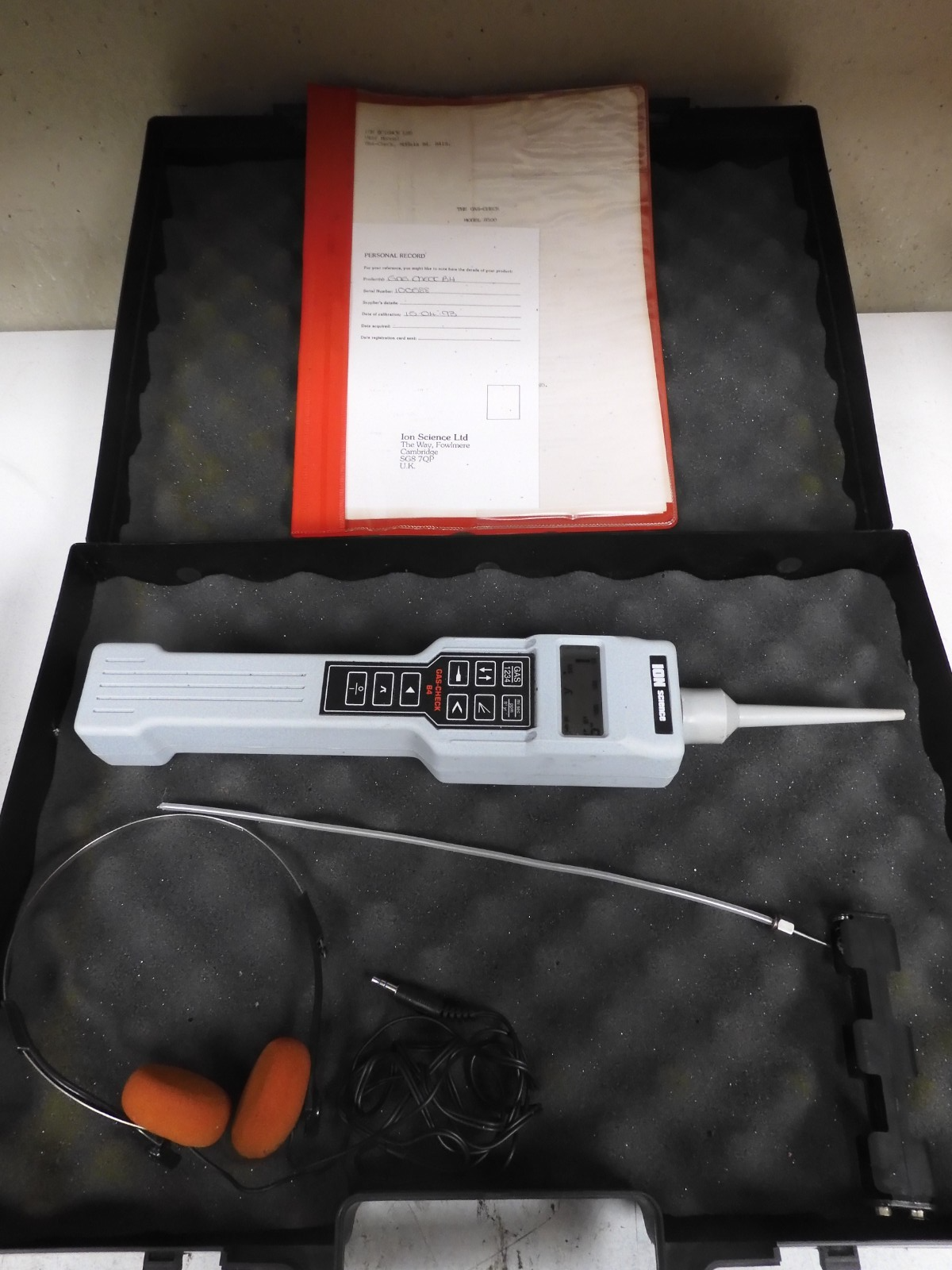 Ion Science - Gascheck model 8500 Type B4 - Gas Detection Instrument - QJ70