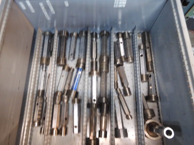 Lista 8 Drawer cabinet w. Thread Plugs & Thread Ring Gages - Working Gages - Image 6
