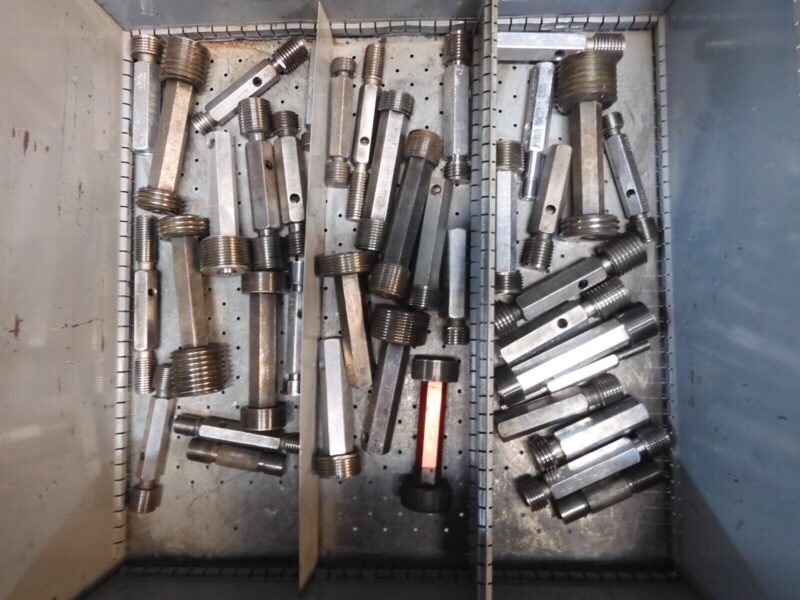 Lista 8 Drawer cabinet w. Thread Plugs & Thread Ring Gages - Working Gages - Image 10