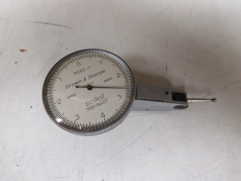 Lot of 5 - Dial Test Indicator - Mitutoyo, Brown & Sharpe, Interapid - QB24 - Image 3