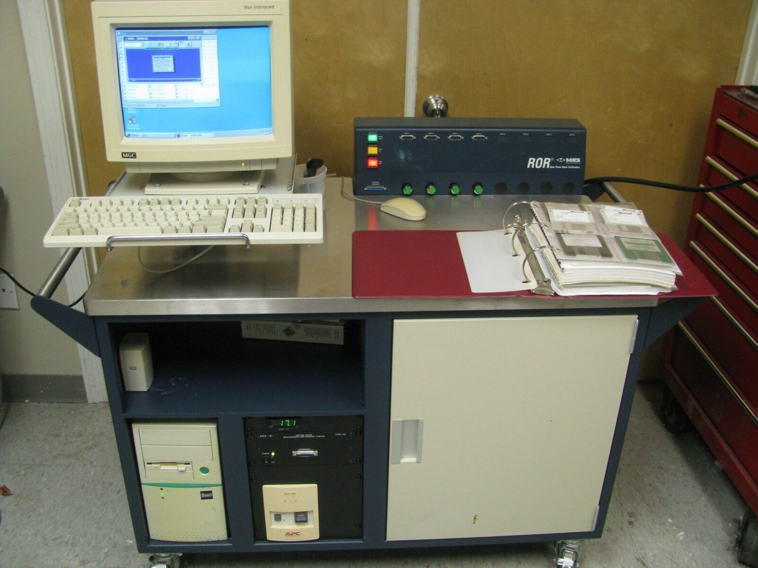 MKS ROR LA Rate of Rise Primary Standard Gas Flow Calibrator Bullseye