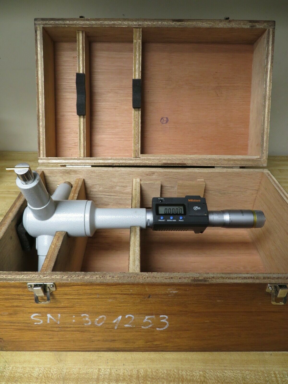 Mitutoyo 468277 78" HTD Digimatic Holtest Internal Micrometer w/ Case