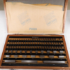Mitutoyo Gage Block Set - 81 pcs. - Grade 3 English, Steel Rectangular - PW8